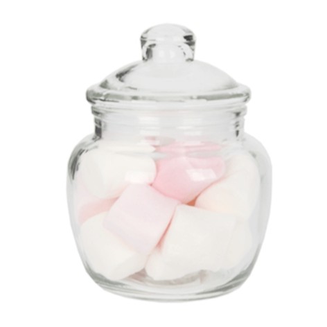 Round Sweetie Jar 14X7 cm (600 ml)