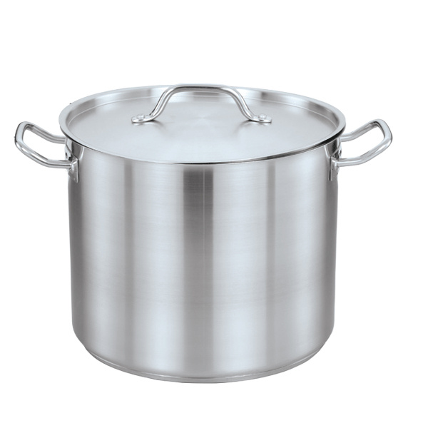 Stainless Steel Casserole Pot With Lid 23X26 cm (12L)