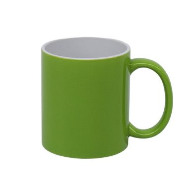 Standard 11Oz Lime Outside/White Inside Mug