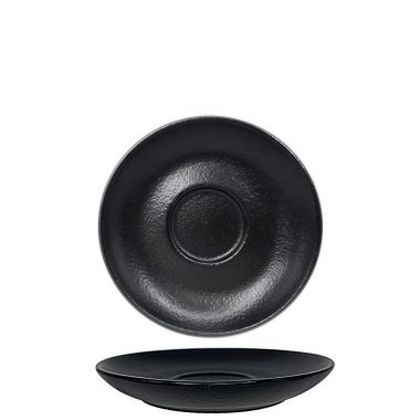 Nova Urban Texture Black Saucer 12 cm