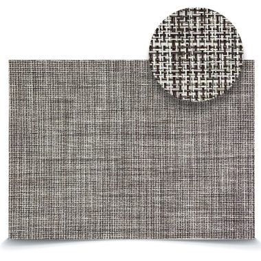 FINE WEAVE GREY PLACEMAT 30x41cm