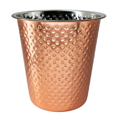 Wine Bucket 4Lt Hammered Copper