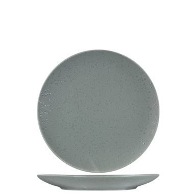 Nova Rain Grey Coupe Plate 17cm
