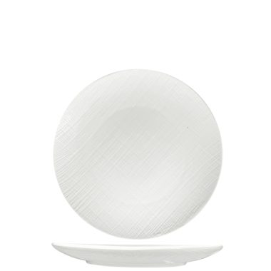 Nova Stitch White Coupe Plate 18cm