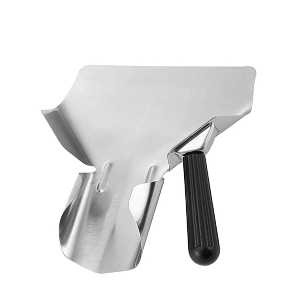 Chip Bagging Scoop Stainless Steel Right Handle