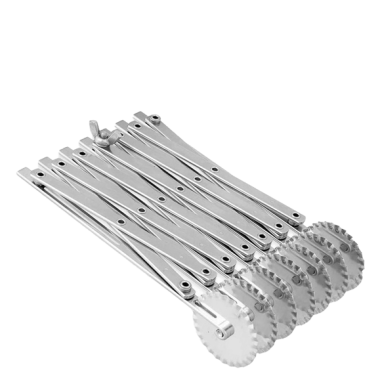 Expandable Dough Cutter Fluted Wheel - 7