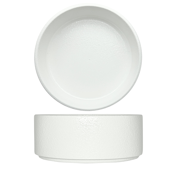 Nova Rain White Apex Deep Bowl 19x7cm