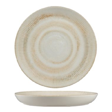 Ariane Paros Shell Sand Coupe Plate Deep 27cm
