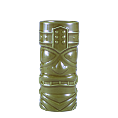 Genware Green Tiki Mug 400Ml